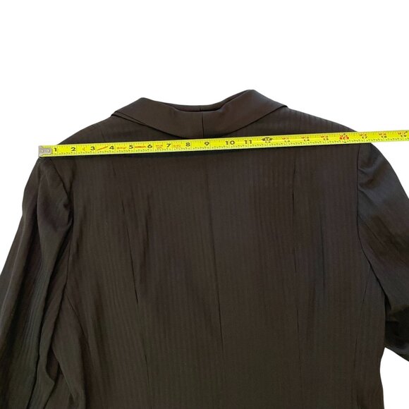 Nanette Lepore Tuxedo Jacket with Bow Lapel Black Size 12 - Picture 13 of 15